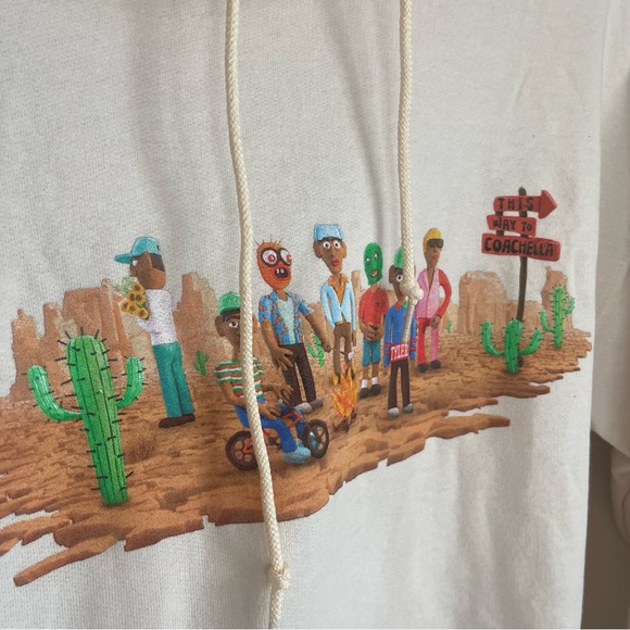 GOLF Wang Tyler the Creator Coachella Indio CA Hoodie - Picture 4 of 7